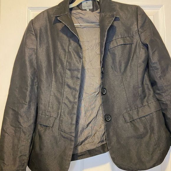 All saints grey blazer small VS - Picture 1 of 3